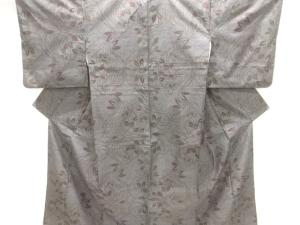 抽象枝葉模様織り出し本場泥大島紬着物(5マルキ)